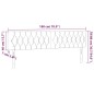 vidaXL Cabecero con LED de tela gris claro 180x7x78/88 cm vidaXL Cabecero con LED de tela gris claro 180x7x78/88 cm