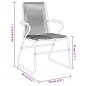 vidaXL Juego de comedor para jardín 7 piezas ratán PVC negro vidaXL Juego de comedor para jardín 7 piezas ratán PVC negro