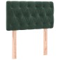vidaXL Cabecero con LED de terciopelo verde oscuro 80x7x78/88 cm vidaXL Cabecero con LED de terciopelo verde oscuro 80x7x78/88 cm