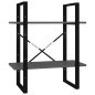 vidaXL Estantería de 5 niveles madera de ingeniería gris 60x30x175 cm vidaXL Estantería de 5 niveles madera de ingeniería gris 60x30x175 cm