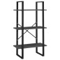 vidaXL Estantería de 5 niveles madera de ingeniería gris 60x30x175 cm vidaXL Estantería de 5 niveles madera de ingeniería gris 60x30x175 cm