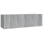vidaXL Set de muebles para TV 2 pzas madera contrachapada gris Sonoma vidaXL Set de muebles para TV 2 pzas madera contrachapada gris Sonoma