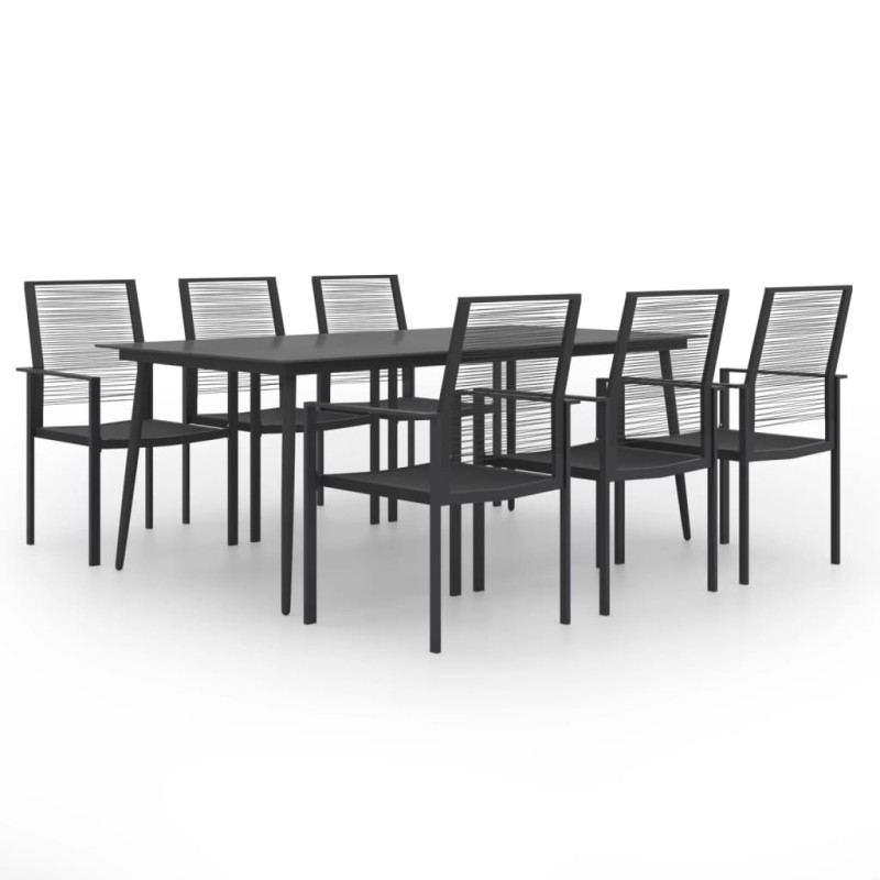 vidaXL Juego de comedor de jardín 7 piezas