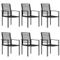 vidaXL Juego de comedor de jardín 7 piezas