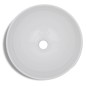vidaXL Lavabo de baño con grifo mezclador cerámica redondo blanco vidaXL Lavabo de baño con grifo mezclador cerámica redondo blanco