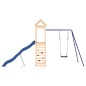 vidaXL Parque infantil de exterior madera maciza de pino