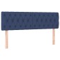 vidaXL Cabecero con LED de tela azul 160x7x78/88 cm vidaXL Cabecero con LED de tela azul 160x7x78/88 cm