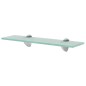 vidaXL Estantes flotantes 2 unidades vidrio 8 mm 40x10 cm vidaXL Estantes flotantes 2 unidades vidrio 8 mm 40x10 cm