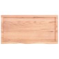 vidaXL Tablero mesa madera roble tratada marrón claro 100x50x(2-4) cm vidaXL Tablero mesa madera roble tratada marrón claro 100x50x(2-4) cm