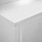 vidaXL Mesas de trabajo puertas correderas 2 ud acero 240x50x(95-97)cm