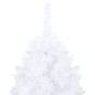 vidaXL Árbol de Navidad preiluminado con luces y bolas blanco 120 cm vidaXL Árbol de Navidad preiluminado con luces y bolas blanco 120 cm