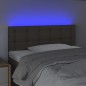 vidaXL Cabecero con LED de tela gris taupe 80x5x78/88 cm vidaXL Cabecero con LED de tela gris taupe 80x5x78/88 cm