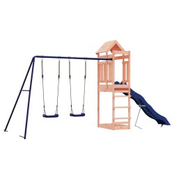 vidaXL Parque infantil de exterior madera maciza Douglas