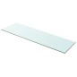 vidaXL Estantes 2 unidades panel de vidrio transparente 100x30 cm vidaXL Estantes 2 unidades panel de vidrio transparente 100x30 cm