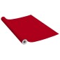 vidaXL Láminas autoadhesivas muebles 2 uds PVC rojo 500x90 cm vidaXL Láminas autoadhesivas muebles 2 uds PVC rojo 500x90 cm