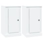 vidaXL Aparadores 3 piezas madera contrachapada blanco vidaXL Aparadores 3 piezas madera contrachapada blanco