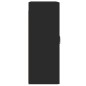 vidaXL Armarios de pared 2 uds madera de ingeniería negro vidaXL Armarios de pared 2 uds madera de ingeniería negro