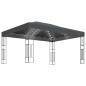 vidaXL Cenador con tira de luces LED 3x4 m tela gris antracita vidaXL Cenador con tira de luces LED 3x4 m tela gris antracita