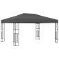 vidaXL Cenador con tira de luces LED 3x4 m tela gris antracita vidaXL Cenador con tira de luces LED 3x4 m tela gris antracita