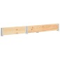 vidaXL Arriate de madera maciza de pino 80x120 cm