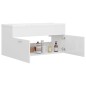 vidaXL Mueble con lavabo madera de ingeniería blanco brillante vidaXL Mueble con lavabo madera de ingeniería blanco brillante