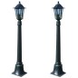 vidaXL Farolas de jardín Preston 2 piezas 105 cm vidaXL Farolas de jardín Preston 2 piezas 105 cm