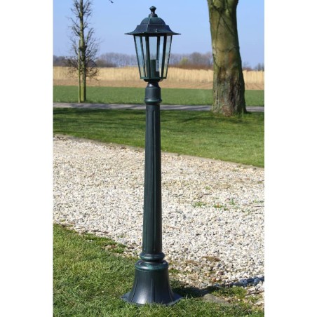 vidaXL Farolas de jardín Preston 2 piezas 105 cm