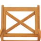 vidaXL Juego de comedor de jardín 5 piezas madera maciza de acacia vidaXL Juego de comedor de jardín 5 piezas madera maciza de acacia