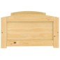 vidaXL Sofá cama con 2 cajones madera maciza pino IRUN 90x200cm vidaXL Sofá cama con 2 cajones madera maciza pino IRUN 90x200cm