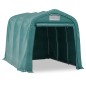 vidaXL Carpa garaje de almacenamiento PVC verde 2,4x3,6 m vidaXL Carpa garaje de almacenamiento PVC verde 2,4x3,6 m
