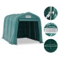 vidaXL Carpa garaje de almacenamiento PVC verde 2,4x3,6 m vidaXL Carpa garaje de almacenamiento PVC verde 2,4x3,6 m