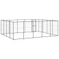 vidaXL Perrera de exterior de acero 24,2 m² vidaXL Perrera de exterior de acero 24,2 m²