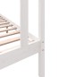 vidaXL Estructura de cama madera maciza de pino blanco 90x200 cm