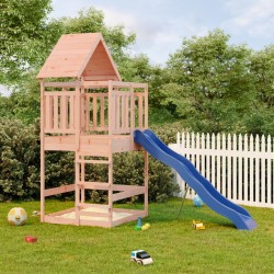vidaXL Parque infantil de exterior madera maciza Douglas