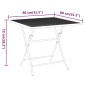 vidaXL Set de comedor de jardín 3 pzas malla metal expandido antracita vidaXL Set de comedor de jardín 3 pzas malla metal expandido antracita