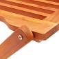 vidaXL Sillas de jardín plegables 6 pzas madera maciza de eucalipto