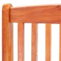 vidaXL Sillas de jardín plegables 6 pzas madera maciza de eucalipto