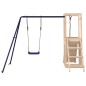 vidaXL Parque infantil de exterior madera maciza de pino vidaXL Parque infantil de exterior madera maciza de pino