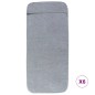 vidaXL Toallas de playa 6 uds tela gris 400 g/m² 60x135 cm vidaXL Toallas de playa 6 uds tela gris 400 g/m² 60x135 cm