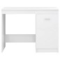 vidaXL Escritorio de madera de ingeniería blanco brillo 140x50x76 cm vidaXL Escritorio de madera de ingeniería blanco brillo 140x50x76 cm