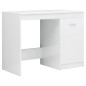 vidaXL Escritorio de madera de ingeniería blanco brillo 140x50x76 cm vidaXL Escritorio de madera de ingeniería blanco brillo 140x50x76 cm