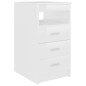 vidaXL Escritorio de madera de ingeniería blanco brillo 140x50x76 cm vidaXL Escritorio de madera de ingeniería blanco brillo 140x50x76 cm