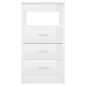 vidaXL Escritorio de madera de ingeniería blanco brillo 140x50x76 cm vidaXL Escritorio de madera de ingeniería blanco brillo 140x50x76 cm