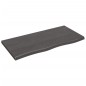vidaXL Tablero mesa madera roble tratada gris oscuro 100x50x(2-4) cm vidaXL Tablero mesa madera roble tratada gris oscuro 100x50x(2-4) cm