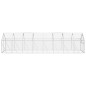 vidaXL Pajarera de aluminio color plateado 1,79x8x1,85 m