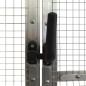 vidaXL Pajarera de aluminio color plateado 1,79x8x1,85 m