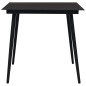 vidaXL Set de comedor de jardín 5 pzas cuerda de algodón y acero negro vidaXL Set de comedor de jardín 5 pzas cuerda de algodón y acero negro