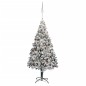 vidaXL Árbol de Navidad con luces LEDs, bolas y nieve verde 400 cm vidaXL Árbol de Navidad con luces LEDs, bolas y nieve verde 400 cm