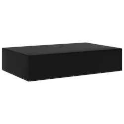 vidaXL Fundas de muebles de jardín 2 uds 12 ojales 325x205x70 cm