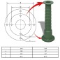 vidaXL Bomba de agua de jardín con soporte hierro fundido vidaXL Bomba de agua de jardín con soporte hierro fundido